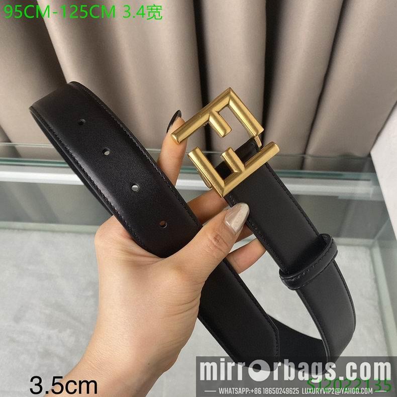Replica Fendi Belt 34mmX95-125cm 7D05