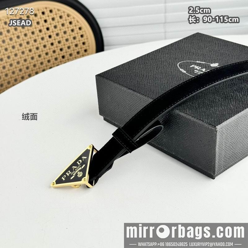 Replica Prada belt 25mmX90-115cm 8L02