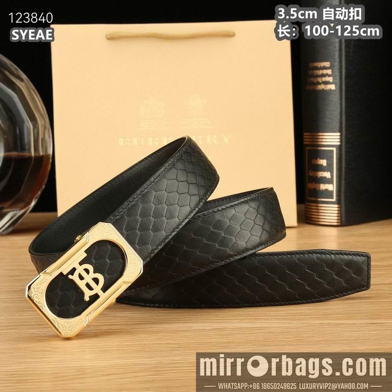 Replica Burberry belt 35mmX100-125cm 8L77