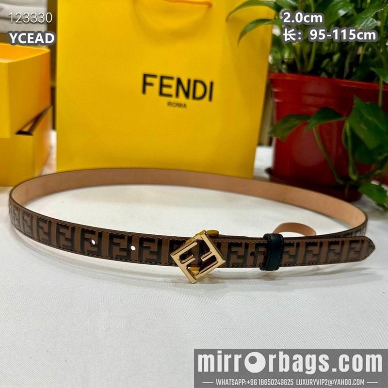 Replica Fendi belt 20mmX95-115cm 8L15