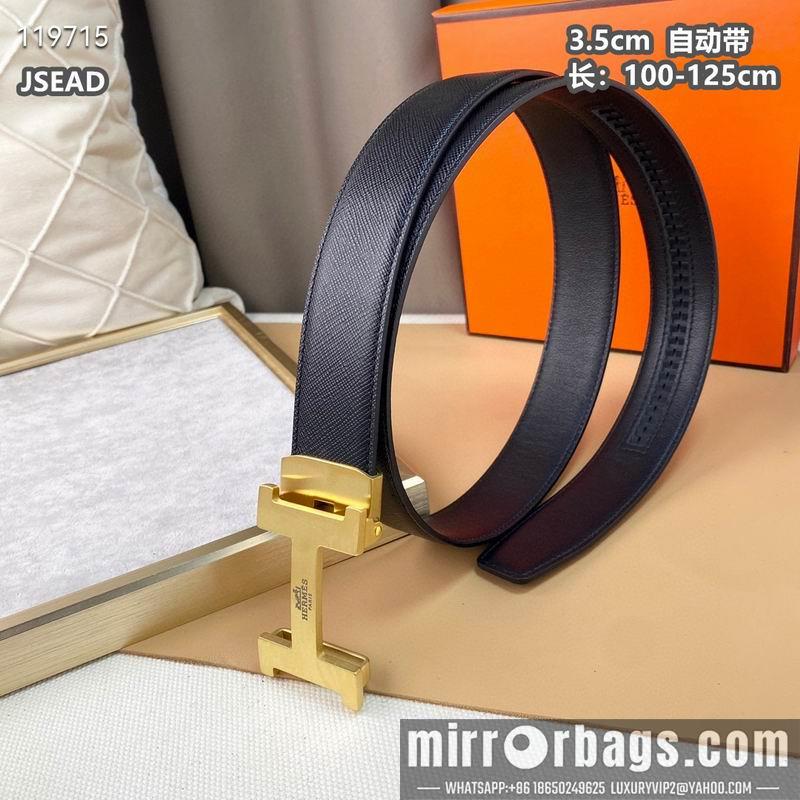 Replica Hermes belt 自动带35mmX100-125cm 8L040802