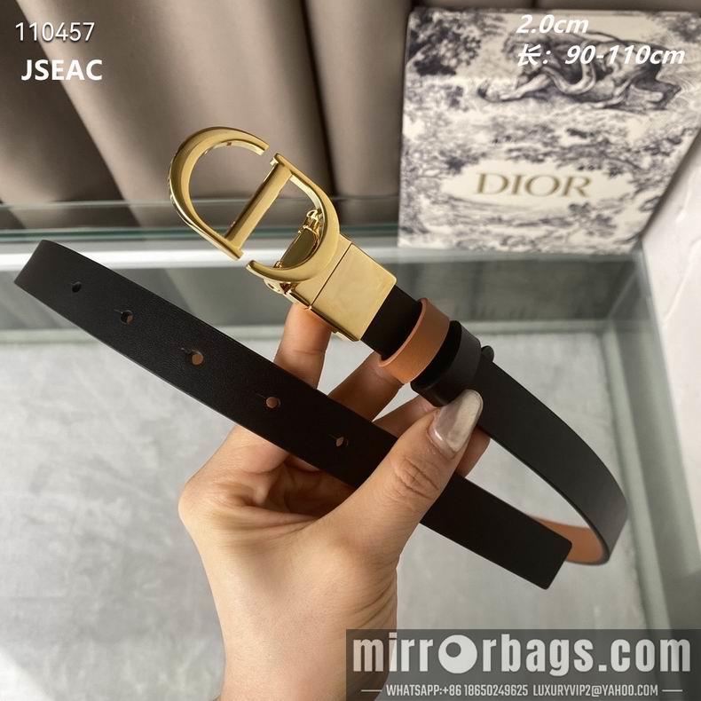 Replica Dior Belt 20mmX90-110cm 8L01