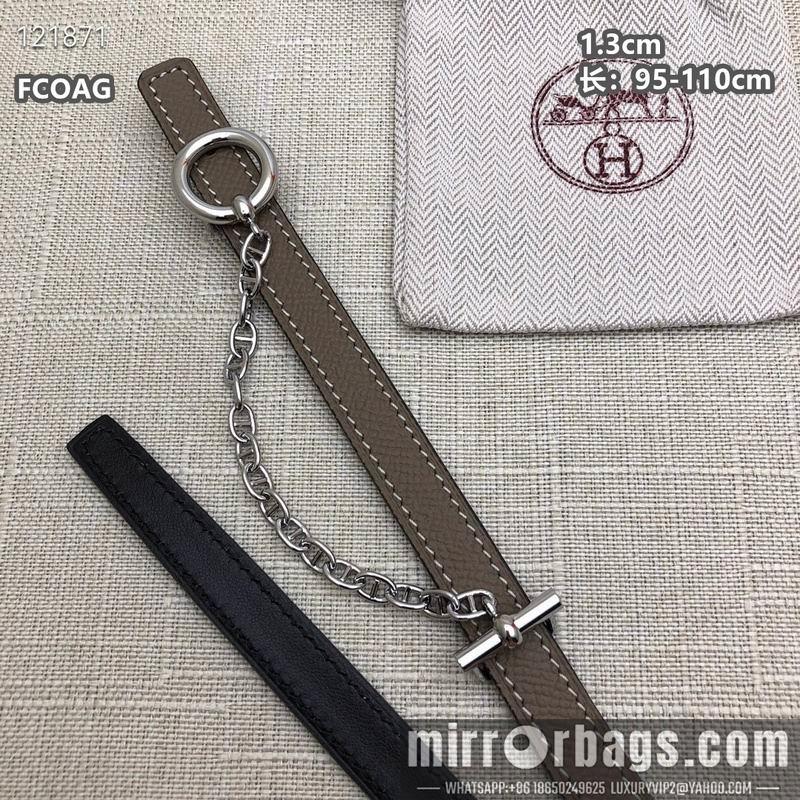 Replica Hermes belt 13mmX95-110cm 8L10