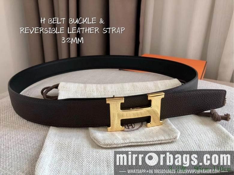 Replica Hermes Belt 32mmX95-110cm 7D19