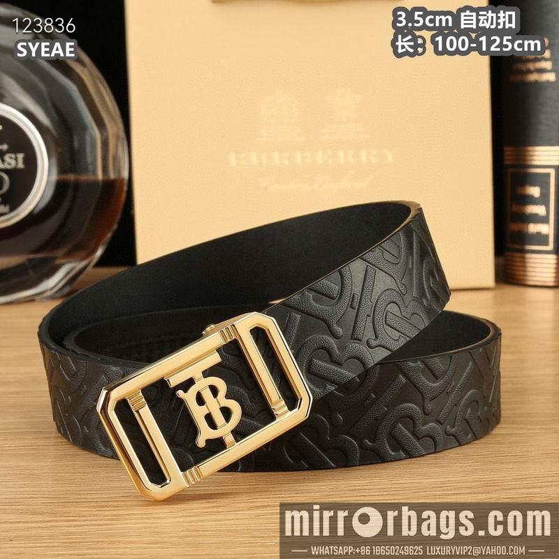 Replica Burberry belt 35mmX100-125cm 8L81