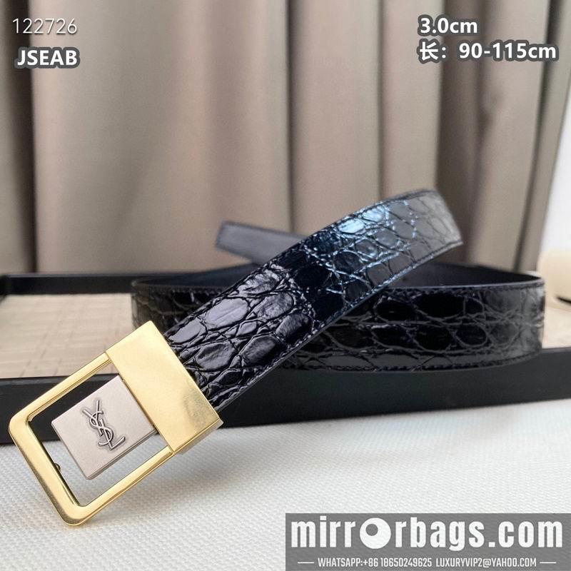 Replica YSL belt 30mm 90-115cm 8L06