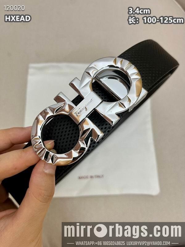 Replica Ferragamo belt 34mmX100-125cm 8L01