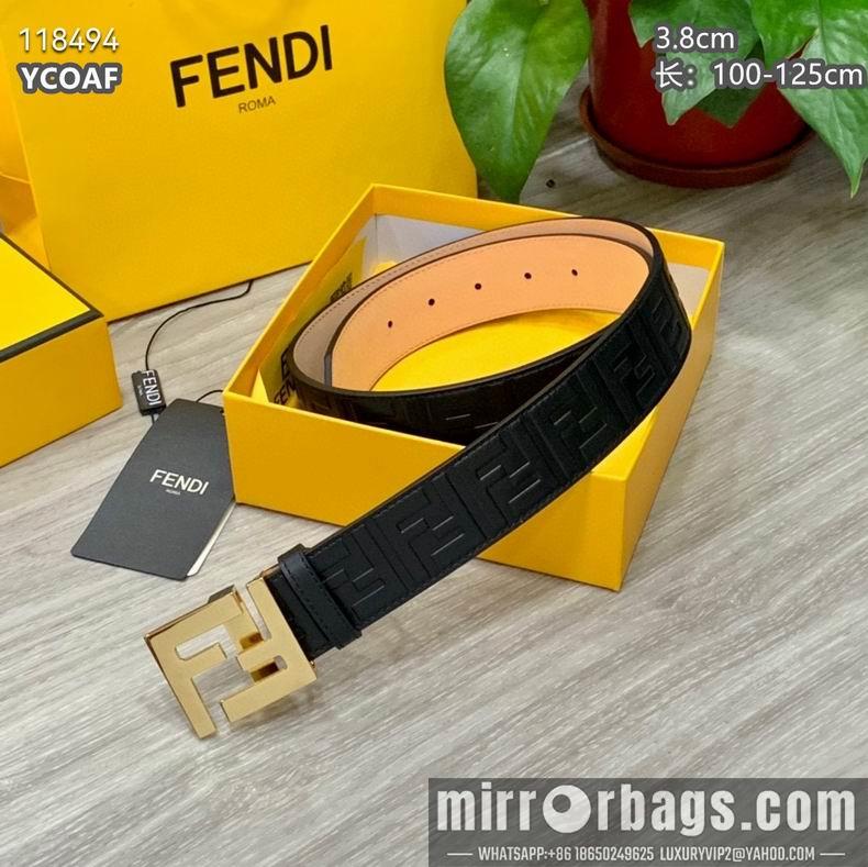 Replica Fendi belt 38mmX100-125cm 8L02
