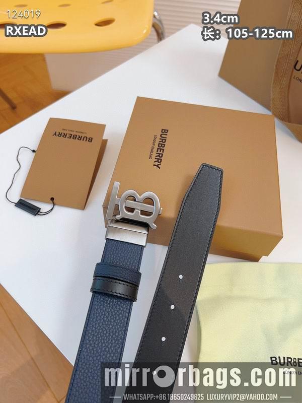 Replica Burberry belt 34mmX105-125cm 8L07