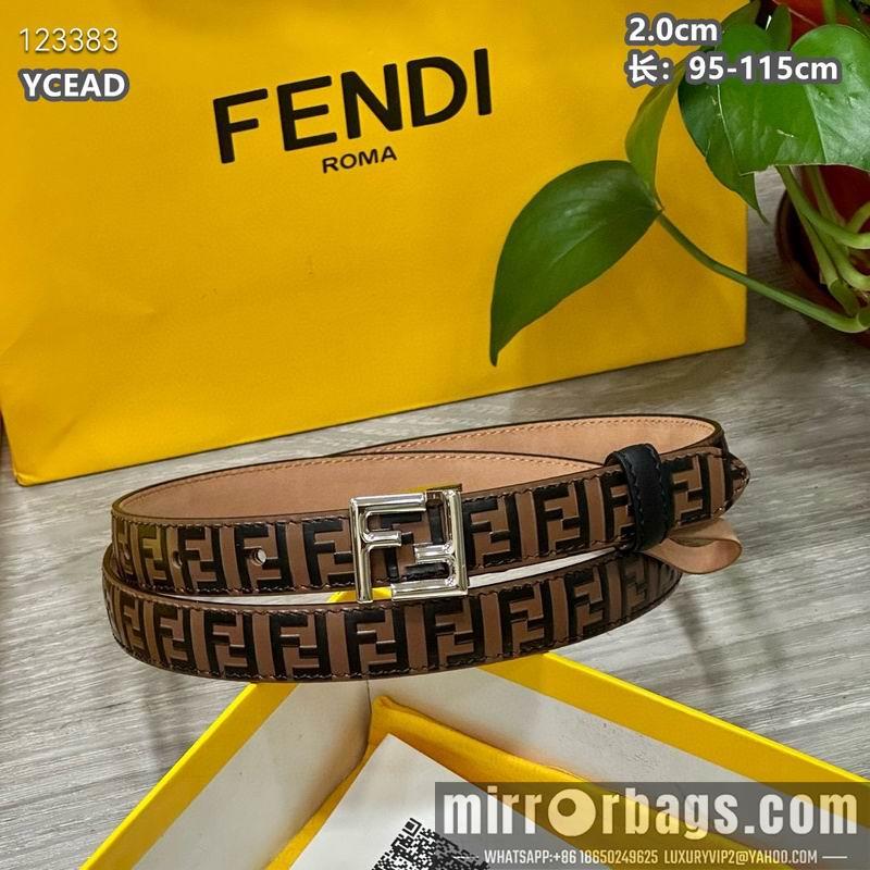 Replica Fendi belt 20mmX95-115cm 8L14