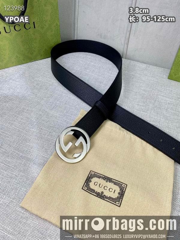 Replica Gucci belt 38mmX95-125cm 8L10