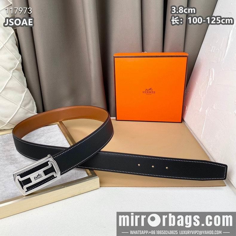 Replica Hermes belt 38mmX100-125cm 8L010801