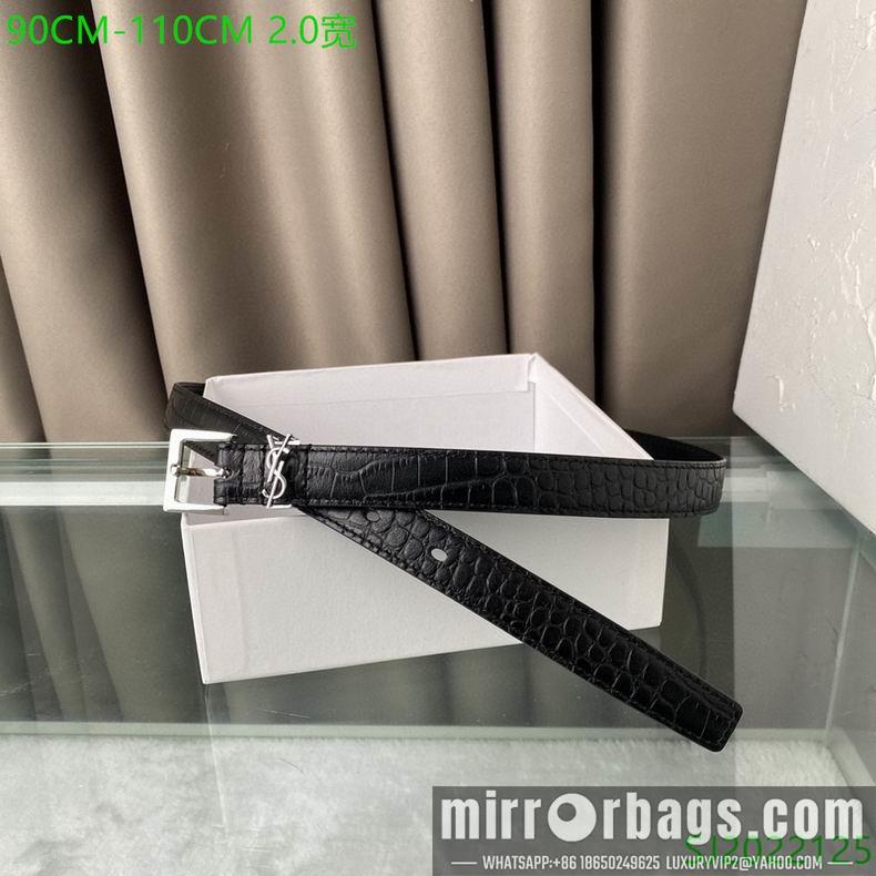 Replica YSL Belt 20mmX90-110cm 7D03