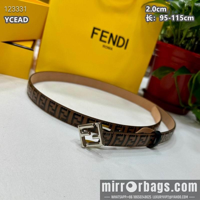 Replica Fendi belt 20mmX95-115cm 8L15