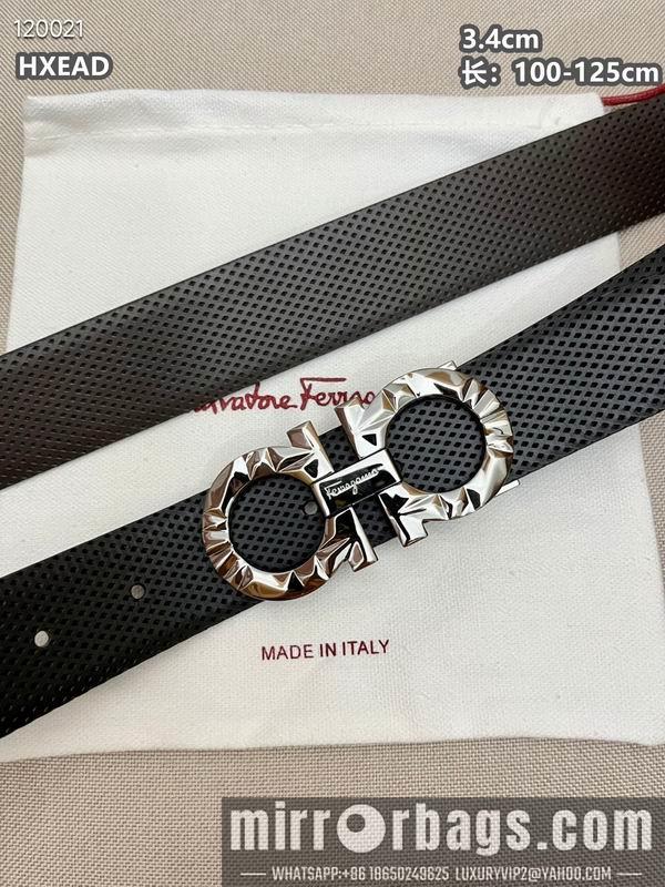 Replica Ferragamo belt 34mmX100-125cm 8L01