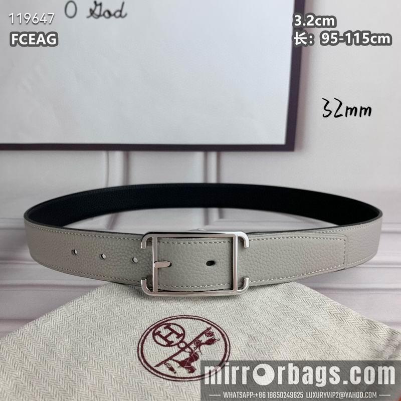 Replica Hermes belt 32mmX95-115cm 8L040801