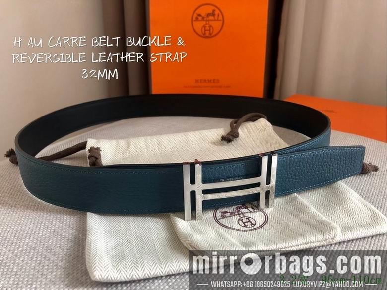 Replica Hermes Belt 32mmX95-110cm 7D21