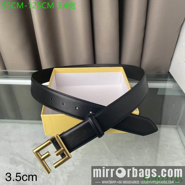 Replica Fendi Belt 34mmX95-125cm 7D05