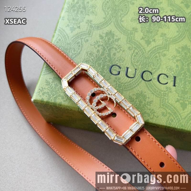 Replica Gucci belt 20mmX90-115cm 8L17