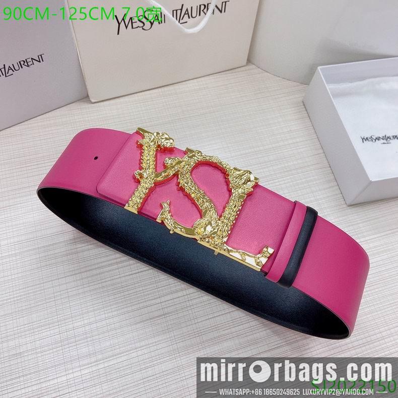 Replica YSL Belt 70mmX90-125cm 7D04