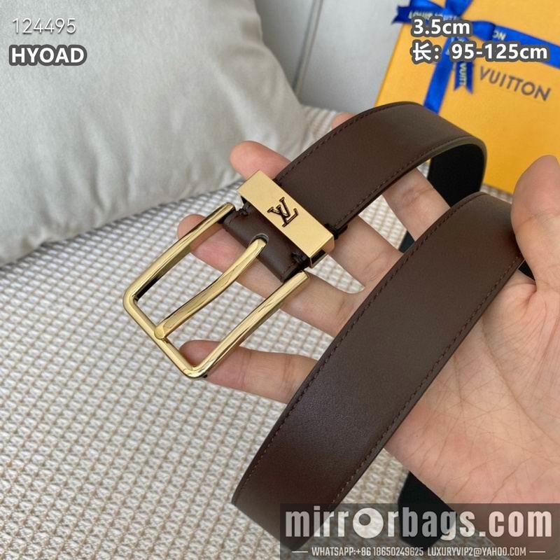 Replica LV belt 35mmX95-125cm 8L12