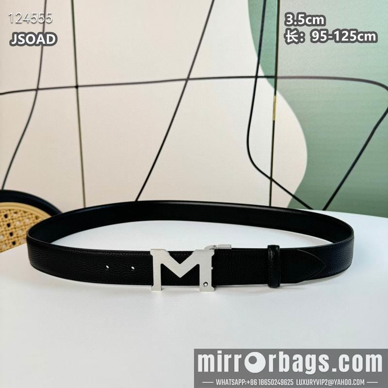 Replica Montblanc belt 35mmX95-125cm 8L08