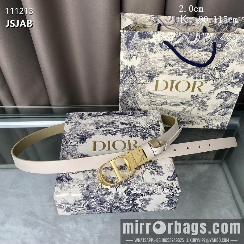 Replica Dior Belt 20mmX90-115cm 8L05