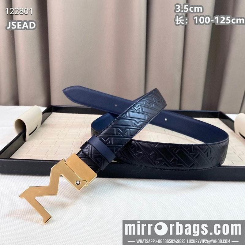 Replica Montblanc belt 35mmX100-125cm 8L25