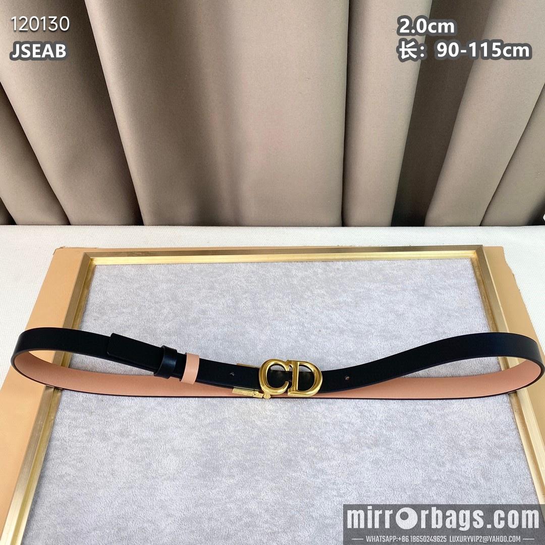 Replica Dior belt 20mmX90-115cm 8L072001