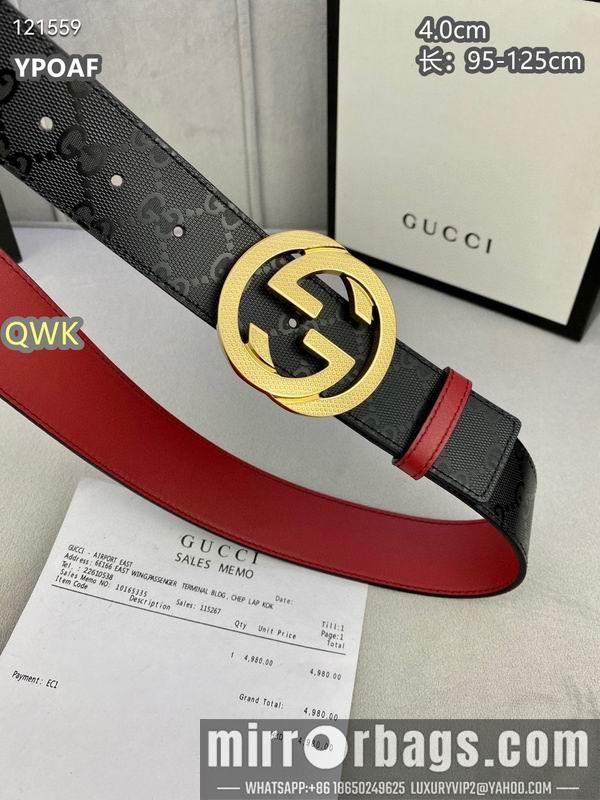Replica Gucci belt 40mmX95-125cm 8L124