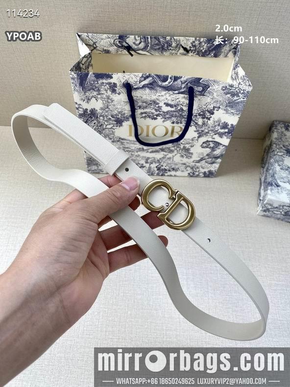 Replica Dior Belt 20mmX90-110cm 8L03