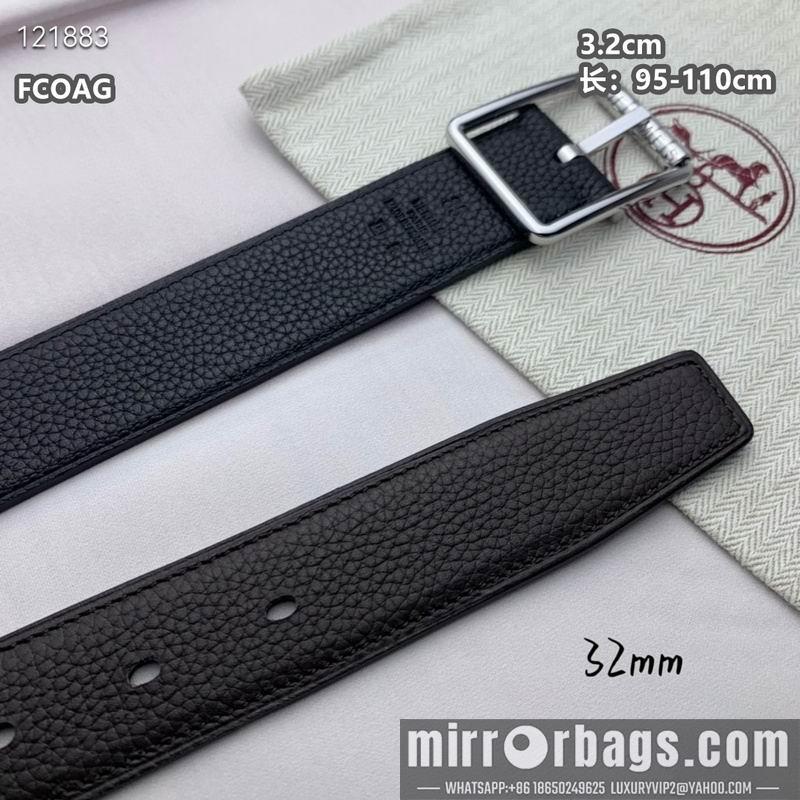 Replica Hermes belt 32mmX95-110cm 8L26