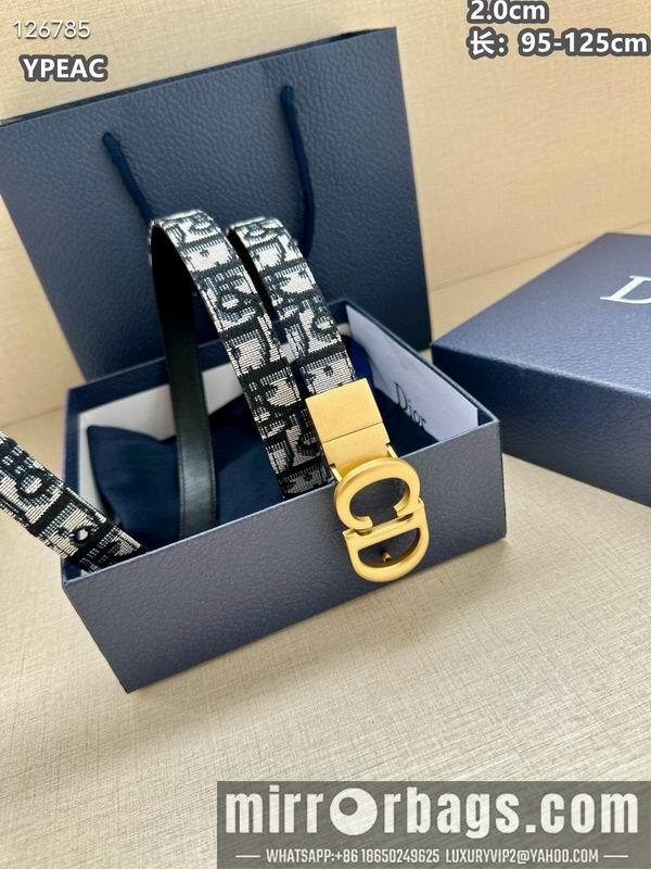 Replica Dior belt 20mmX95-125cm 8L22