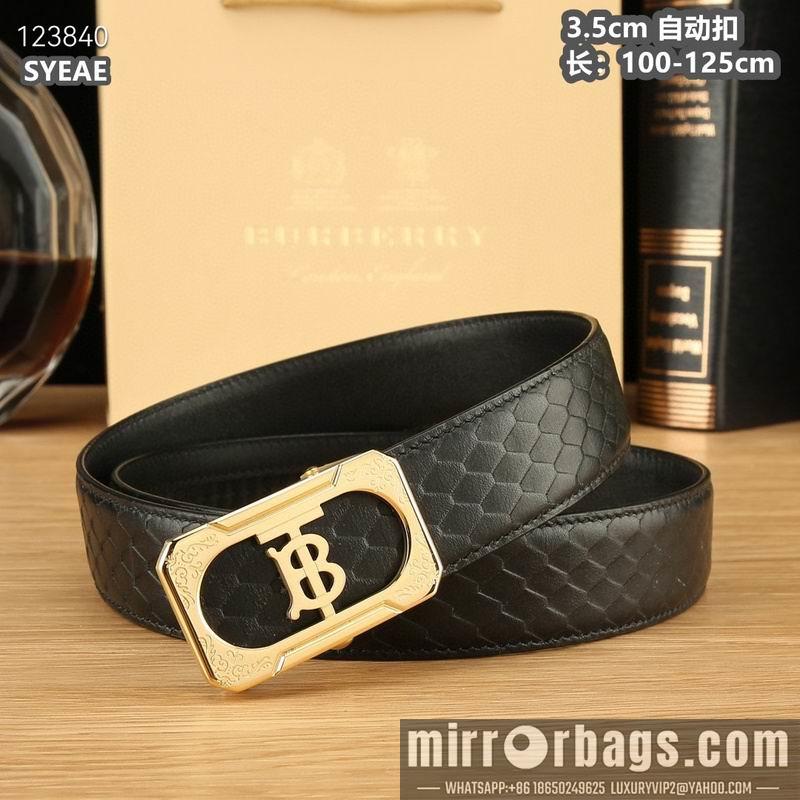 Replica Burberry belt 35mmX100-125cm 8L77