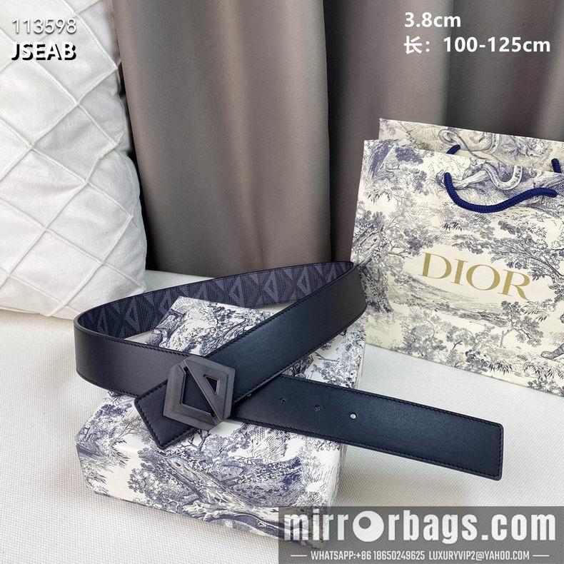 Replica Dior belt 38mmX100-125cm 8L02