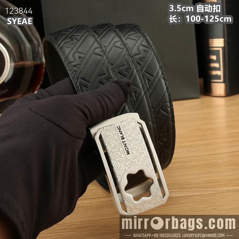 Replica Montlanc belt 35mmX100-125cm 8L57