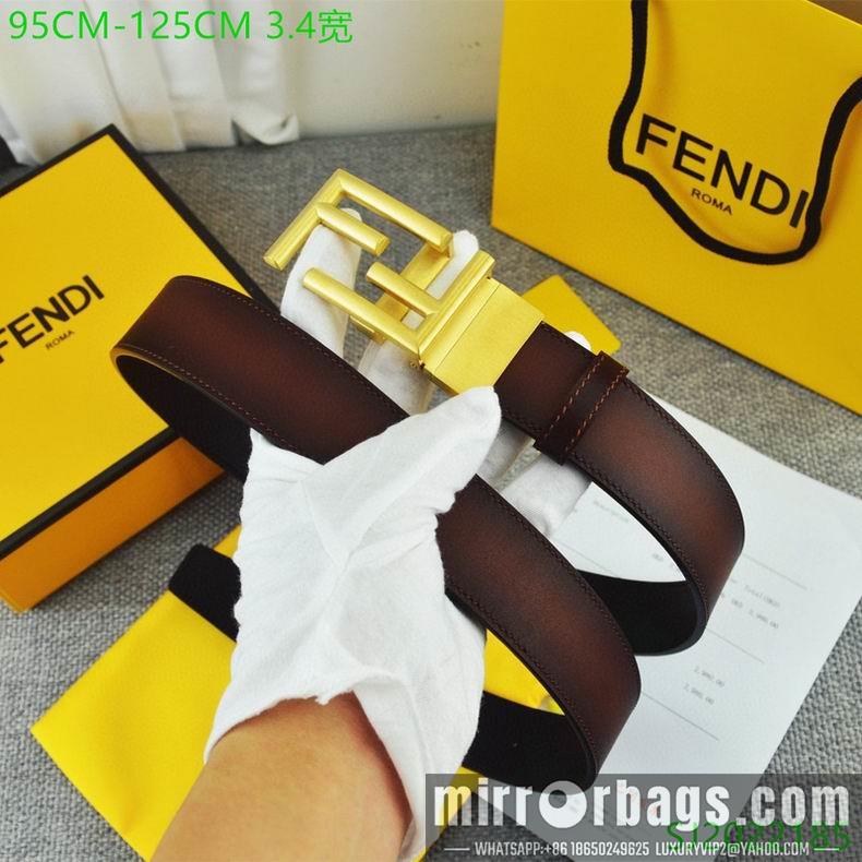 Replica Fendi Belt 34mmX95-125cm 7D08