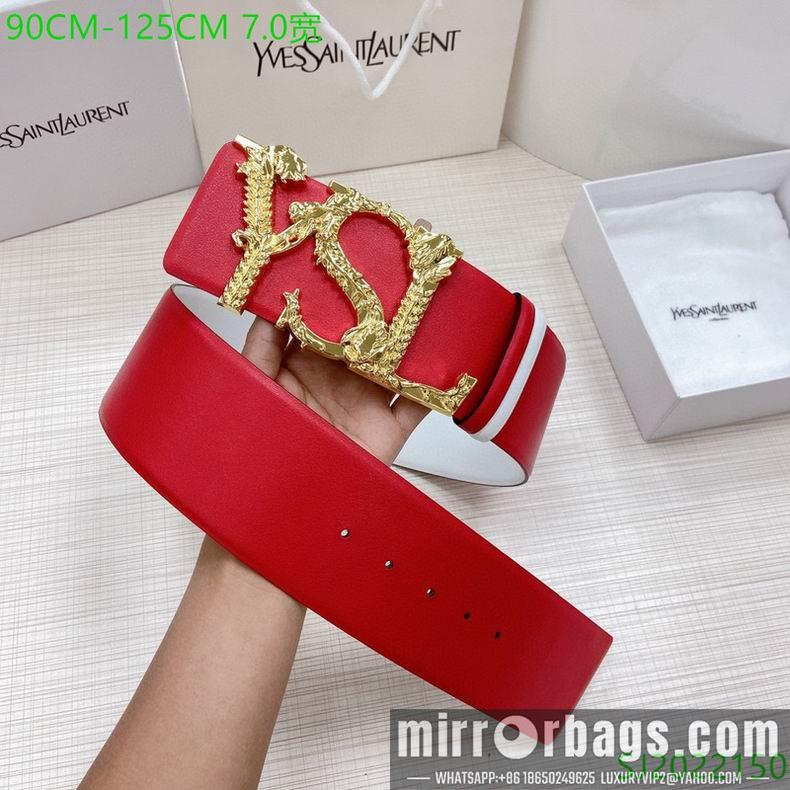 Replica YSL Belt 70mmX90-125cm 7D04