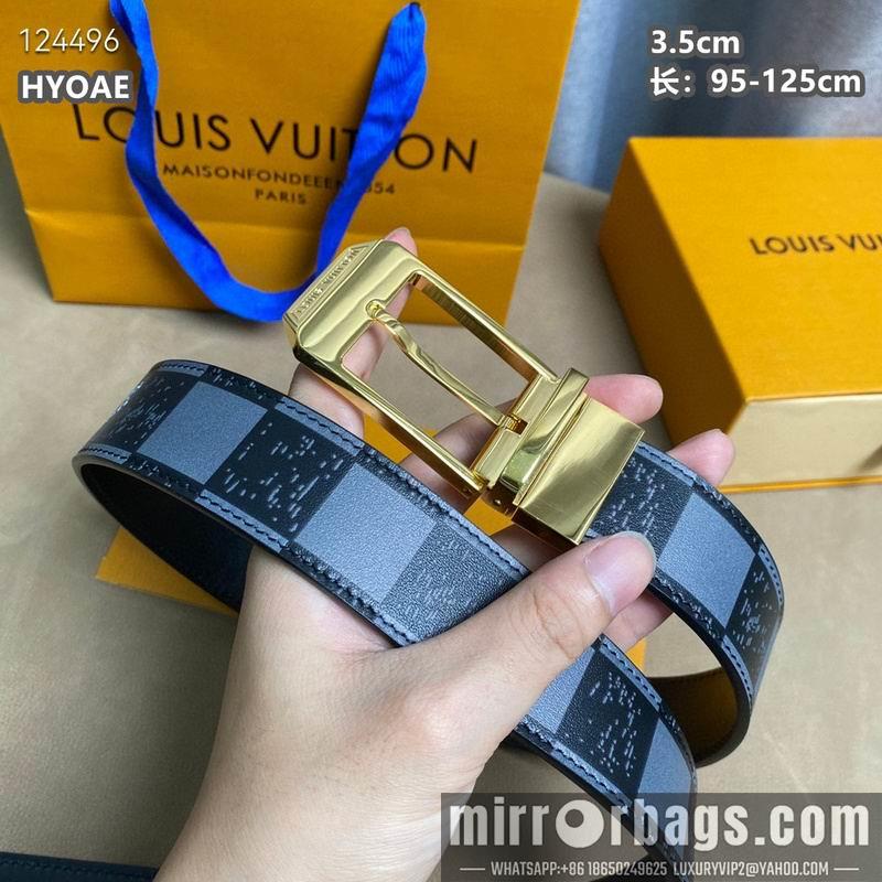 Replica LV belt 35mmX95-125cm 8L29
