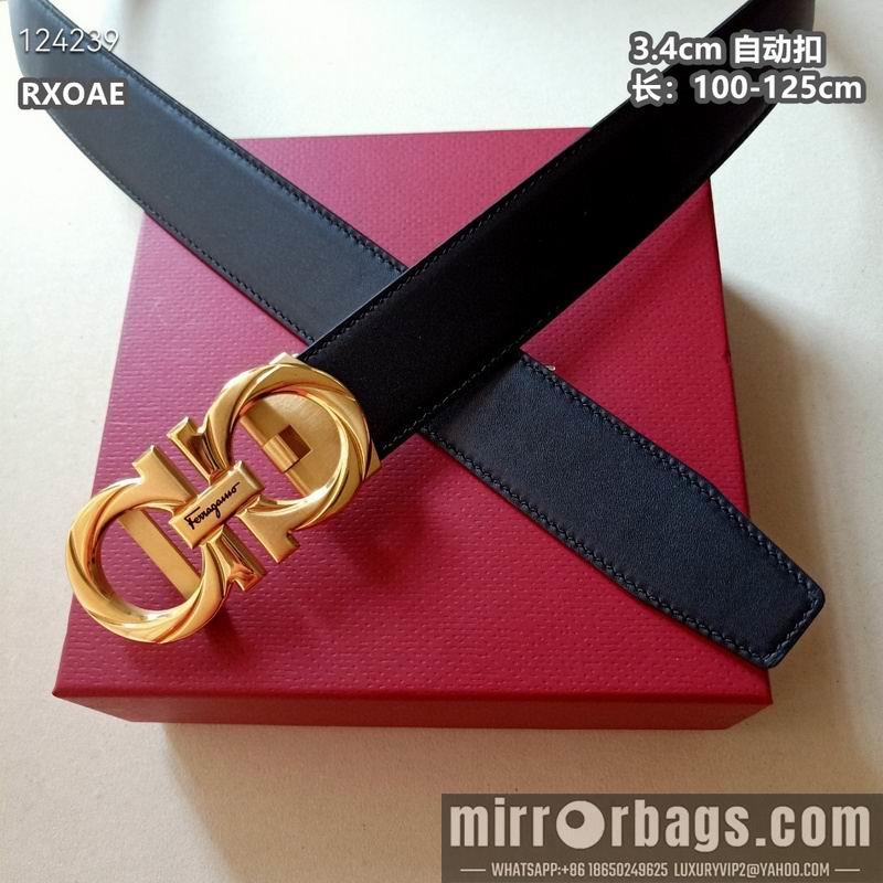 Replica Ferragamo belt 34mmX100-125cm 8L07