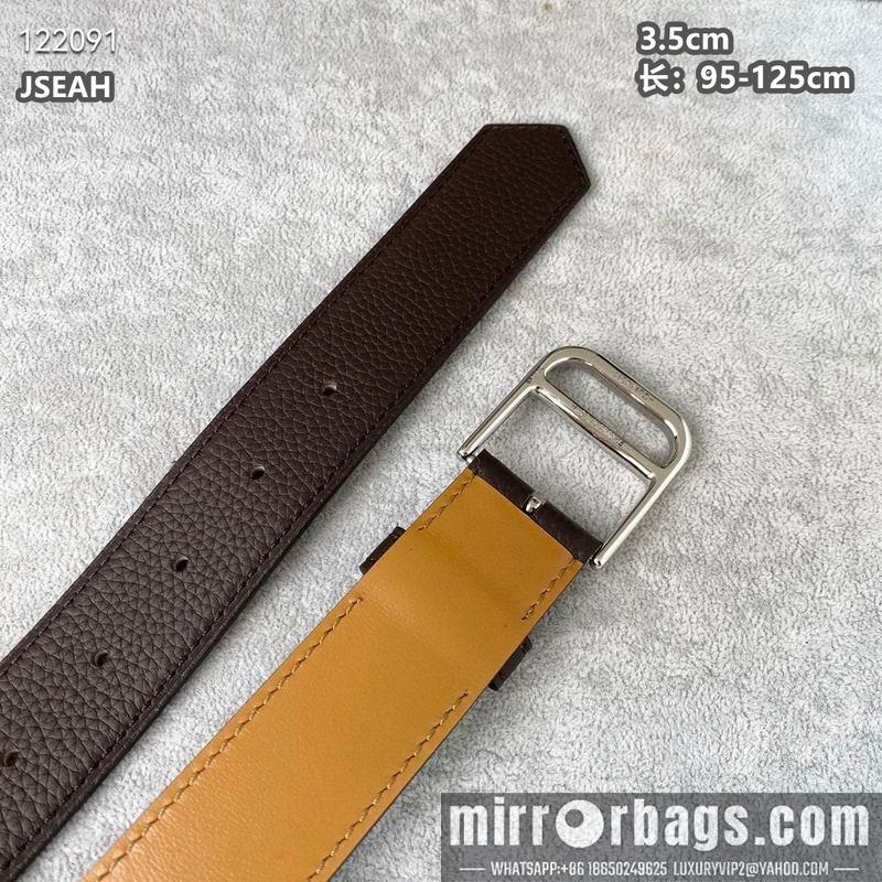 Replica Hermes belt 35mmX95-125cm 8L09