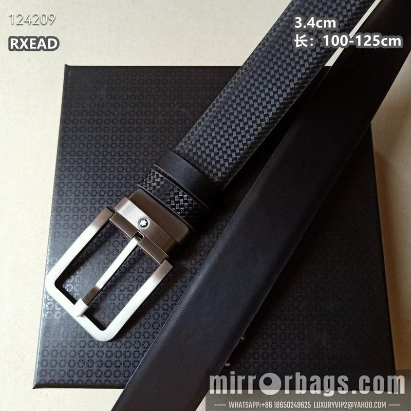 Replica Montblanc belt 34mmX100-125cm 8L07