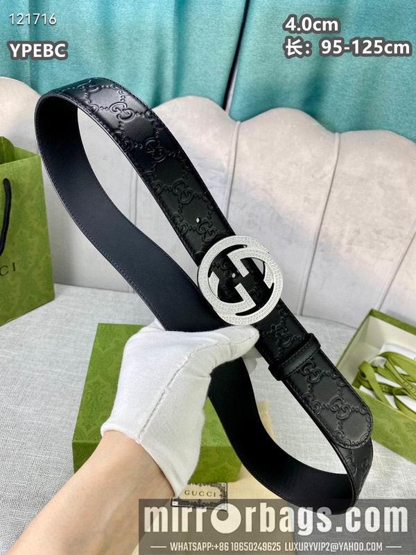 Replica Gucci belt 40mmX95-125cm 8L113