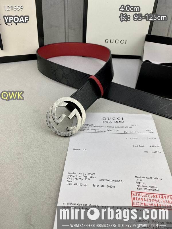 Replica Gucci belt 40mmX95-125cm 8L124