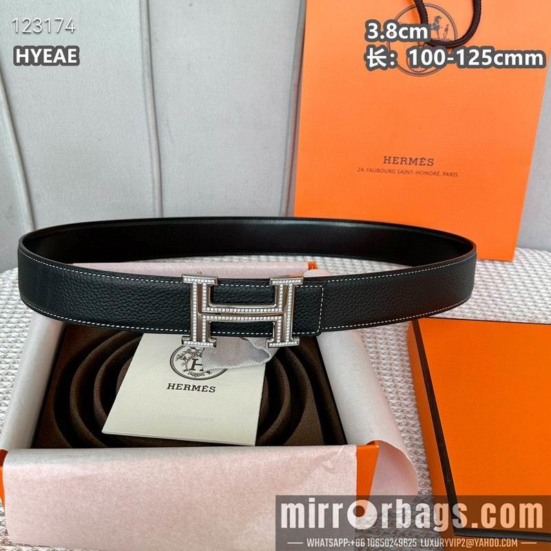 Replica Hermes belt 38mmX100-125cm 8L17