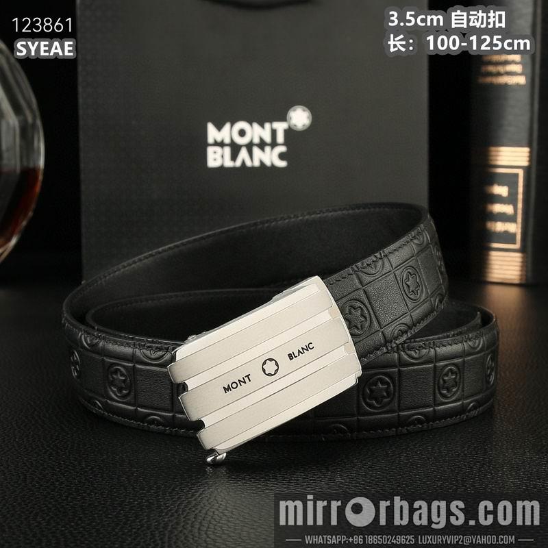 Replica Montlanc belt 35mmX100-125cm 8L49