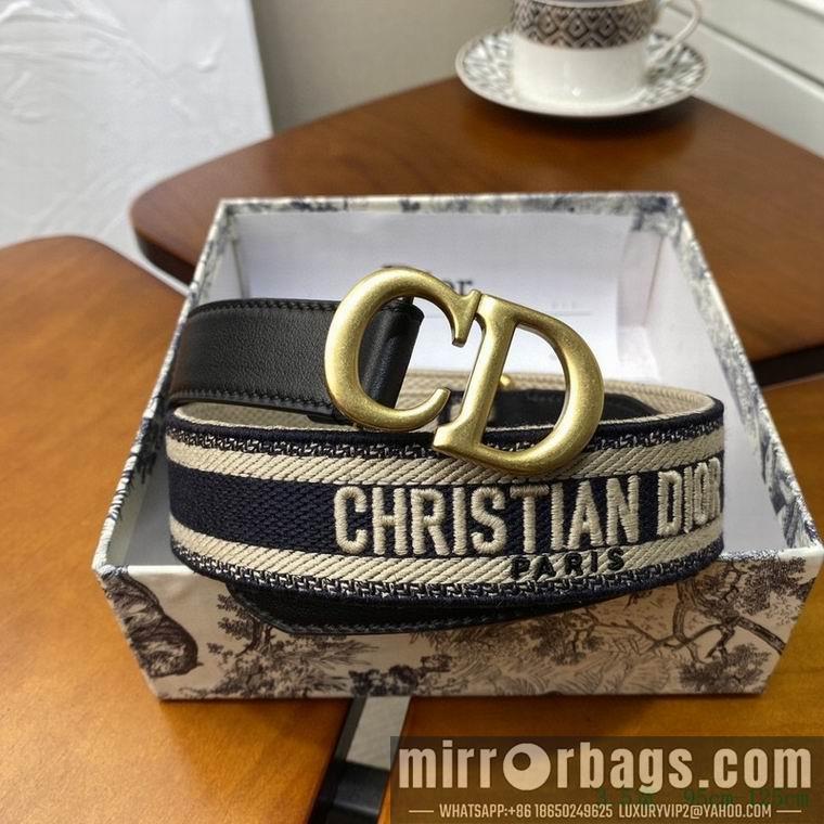 Replica Dior belt 35mmX95-125cm 7D02