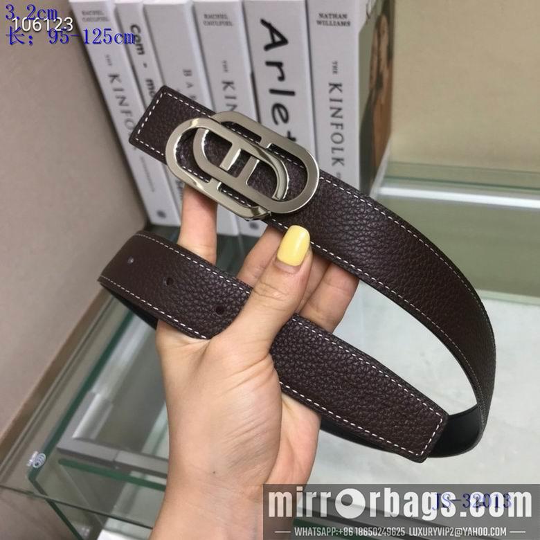 Replica Hermes Belt 32mmX95-125cm 8L04