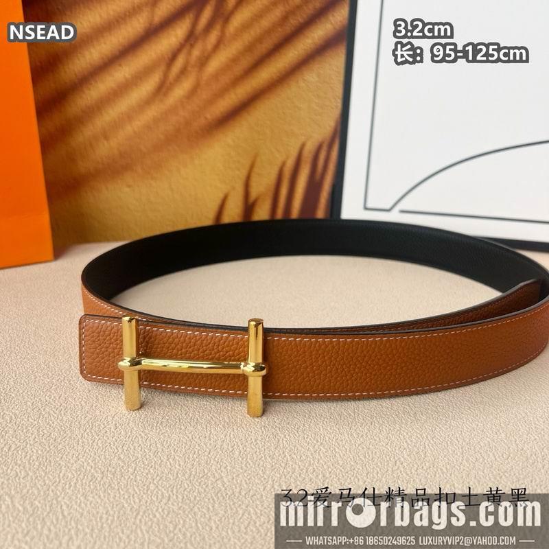 Replica Hermes belt 32mmX95-125cm 8L29
