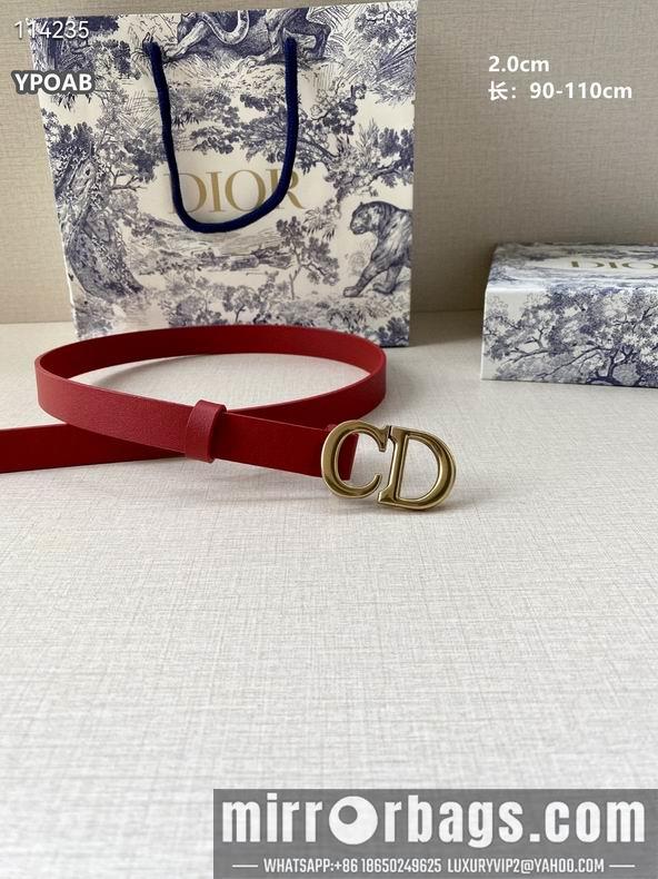 Replica Dior Belt 20mmX90-110cm 8L03